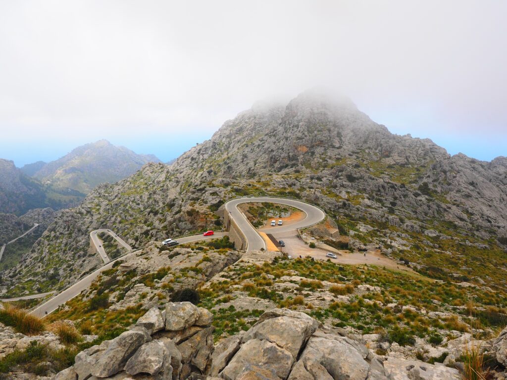 Cycling Up Sa Calobra on Mallorca